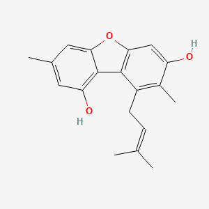 molecular formula C19H20O3 B1254556 Karnatakafuran B 