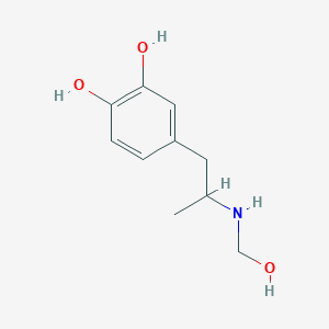 4-[2-(Hydroxymethylamino)propyl]benzene-1,2-diol