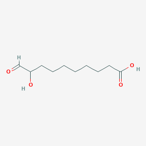 molecular formula C10H18O4 B12545572 9-Hydroxy-10-oxodecanoic acid CAS No. 149674-09-9