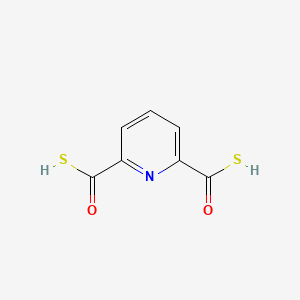 molecular formula C7H5NO2S2 B1254560 2,6-Pyridinedicarbothioic acid CAS No. 69945-42-2