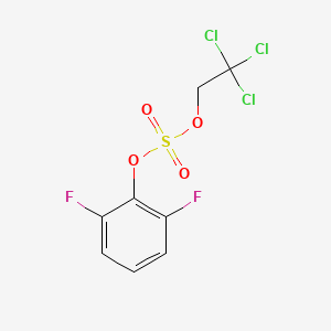 molecular formula C8H5Cl3F2O4S B12545606 2,6-Difluorophenyl 2,2,2-trichloroethyl sulfate CAS No. 653605-16-4