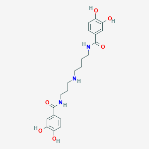 molecular formula C21H27N3O6 B1254563 Pistillarin 