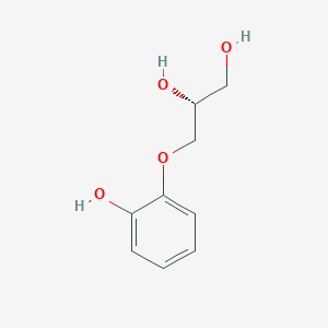 molecular formula C9H12O4 B12545676 (R)-3-(2-hydroxyphenoxy)-1,2-propanediol CAS No. 654674-16-5