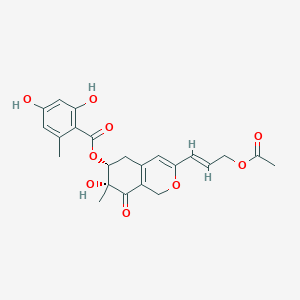 molecular formula C23H24O9 B1254568 rubiginosin A 