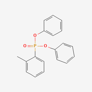 Diphenyl (2-methylphenyl)phosphonate