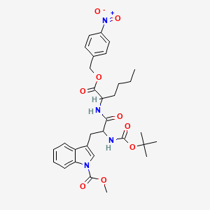 D-Norleucine, N-[(1,1-dimethylethoxy)carbonyl]-1-(methoxycarbonyl)-D-tryptophyl-, (4-nitrophenyl)methyl ester