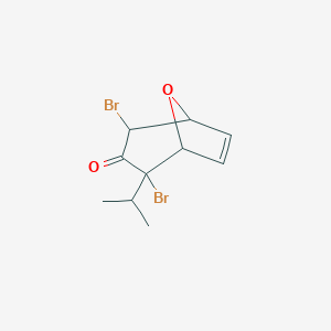 2,4-Dibromo-2-(propan-2-yl)-8-oxabicyclo[3.2.1]oct-6-en-3-one