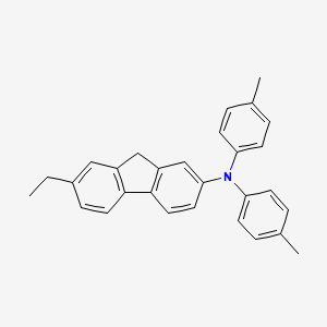 7-Ethyl-N,N-bis(4-methylphenyl)-9H-fluoren-2-amine