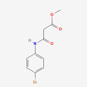 molecular formula C10H10BrNO3 B12545776 Methyl 3-(4-bromoanilino)-3-oxopropanoate CAS No. 669000-20-8