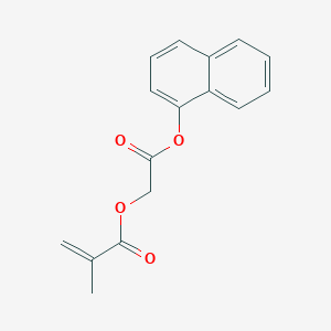 2-[(Naphthalen-1-yl)oxy]-2-oxoethyl 2-methylprop-2-enoate