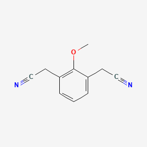 molecular formula C11H10N2O B12545830 1,3-Benzenediacetonitrile, 2-methoxy- CAS No. 144316-87-0