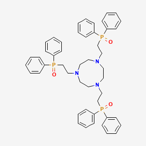 molecular formula C48H54N3O3P3 B12545869 1,4,7-Tris[2-(diphenylphosphoryl)ethyl]-1,4,7-triazonane CAS No. 143255-09-8