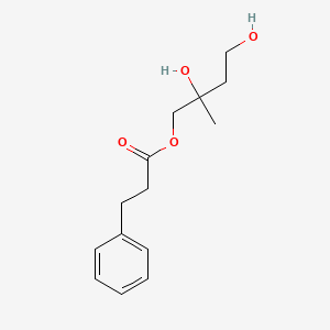 Benzenepropanoic acid, 2,4-dihydroxy-2-methylbutyl ester