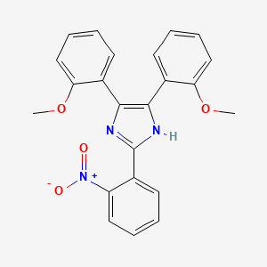 4,5-Bis(2-methoxyphenyl)-2-(2-nitrophenyl)-1H-imidazole