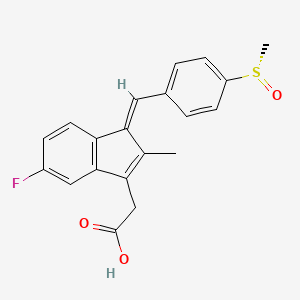 molecular formula C20H17FO3S B1254591 舒林酸，反式-(S)- CAS No. 1316775-70-8
