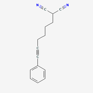 Propanedinitrile, (6-phenyl-5-hexynyl)-