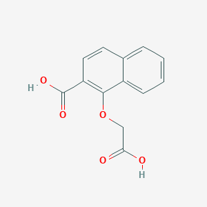 1-(Carboxymethoxy)naphthalene-2-carboxylic acid