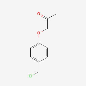 1-[4-(Chloromethyl)phenoxy]propan-2-one