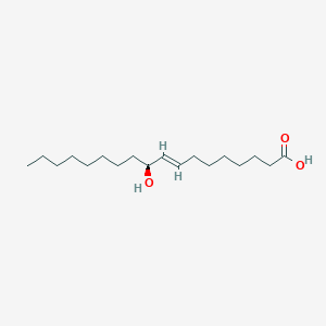 molecular formula C18H34O3 B1254622 (8E,10S)-10-Hydroxy-8-octadecenoic acid CAS No. 263023-34-3