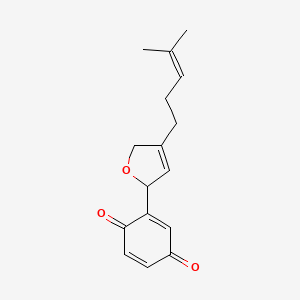 molecular formula C16H18O3 B1254624 Dihydroechinofuran 