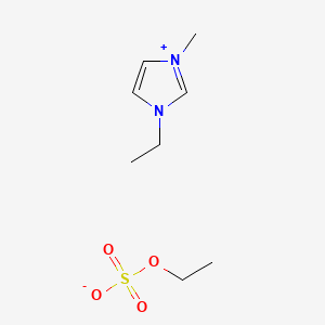 molecular formula C8H16N2O4S B1254634 1-乙基-3-甲基咪唑鎓乙基硫酸盐 CAS No. 342573-75-5