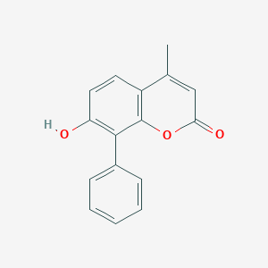 7-Hydroxy-4-methyl-8-phenyl-2H-1-benzopyran-2-one