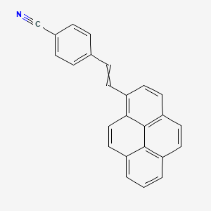 4-[2-(Pyren-1-YL)ethenyl]benzonitrile