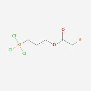 3-(Trichlorosilyl)propyl 2-bromopropanoate