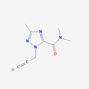 N,N,3-Trimethyl-1-(prop-2-yn-1-yl)-1H-1,2,4-triazole-5-carboxamide