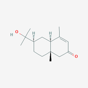 molecular formula C15H24O2 B1254644 Isopterocarpolone 