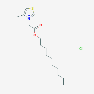 3-[2-(Decyloxy)-2-oxoethyl]-4-methyl-1,3-thiazol-3-ium chloride