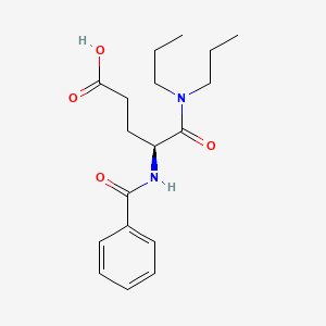 molecular formula C18H26N2O4 B1254649 (S)-普鲁卡胺 