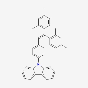 9-{4-[2,2-Bis(2,4-dimethylphenyl)ethenyl]phenyl}-9H-carbazole