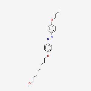 8-{4-[(E)-(4-Butoxyphenyl)diazenyl]phenoxy}octan-1-ol