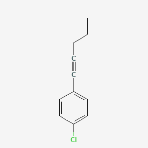 1-Chloro-4-(pent-1-ynyl)benzene