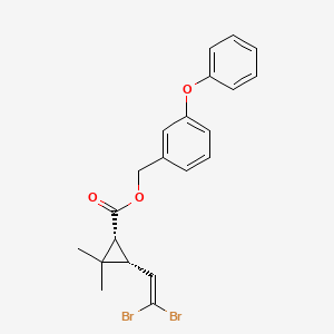 3-phenoxybenzyl(1R)cis-2,2-dimethyl-3-(2,2-dibromovinyl)cyclopropane carboxylate