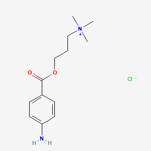 3-[(4-Aminobenzoyl)oxy]-N,N,N-trimethylpropan-1-aminium chloride