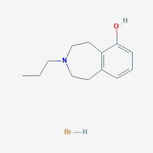 3-Propyl-1,2,4,5-tetrahydro-3-benzazepin-6-ol;hydrobromide