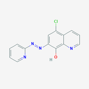 5-Chloro-7-[2-(pyridin-2-yl)hydrazinylidene]quinolin-8(7H)-one