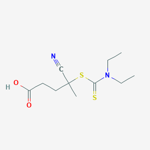 Pentanoic acid, 4-cyano-4-[[(diethylamino)thioxomethyl]thio]-