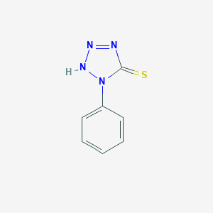molecular formula C7H6N4S B125466 1-Phenyltetrazole-5-thiol CAS No. 86-93-1