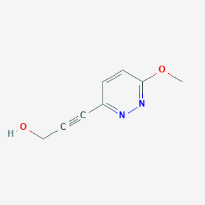 2-Propyn-1-ol, 3-(6-methoxy-3-pyridazinyl)-