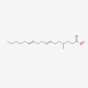 B12547049 4-Methylheptadeca-7,11-dienoic acid CAS No. 157998-94-2