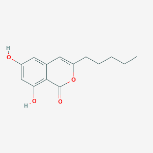 molecular formula C14H16O4 B1254713 橄榄苦苷 