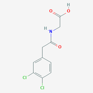 molecular formula C10H9Cl2NO3 B12547289 Glycine, N-[(3,4-dichlorophenyl)acetyl]- CAS No. 153906-08-2