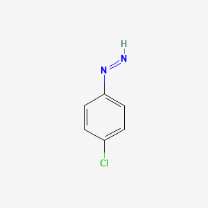 molecular formula C6H5ClN2 B1254729 (4-Chlorophenyl)diazene CAS No. 159617-65-9