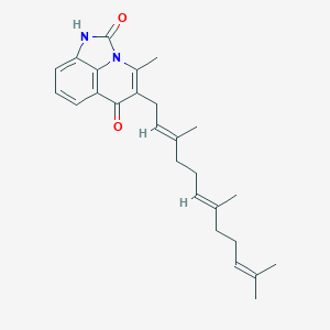 molecular formula C26H32N2O2 B1254732 Aurachin E 