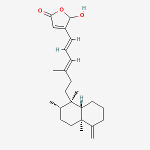 molecular formula C25H36O3 B1254733 帕劳醇内酯 