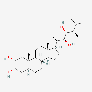 molecular formula C28H50O4 B1254736 6-Deoxocastasterone CAS No. 87833-54-3