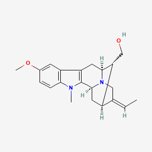 molecular formula C21H26N2O2 B1254739 10-Methoxyaffinisine 